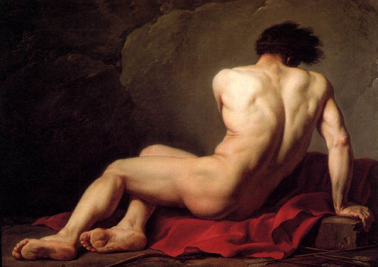 Reproduction du tableau « Académie d'homme - Jacques-Louis David » par Alpha Reproduction en peinture à l’huile
