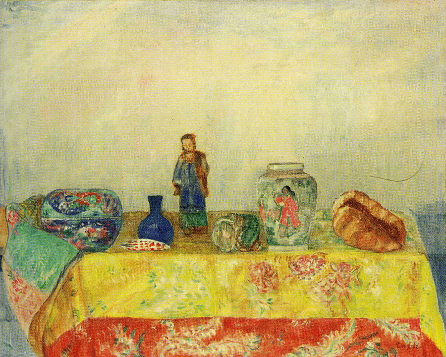 Chinese Porcelain Figure, Pots and Seashells - James Ensor