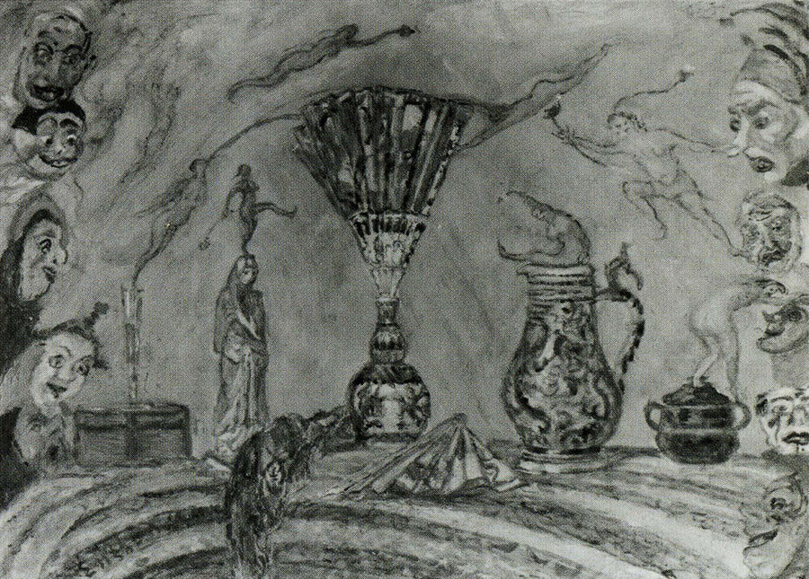 Crumpled Fans, Chipped Vases - James Ensor