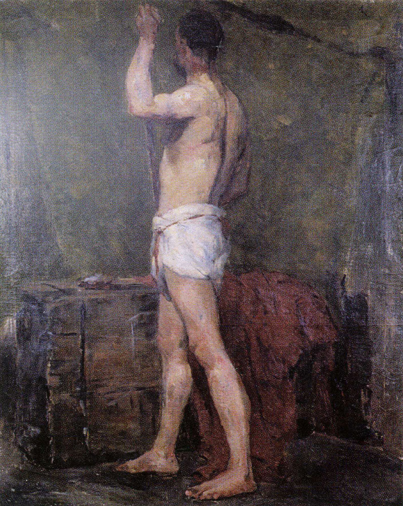 Figure Study. Man Turning His Back - James Ensor