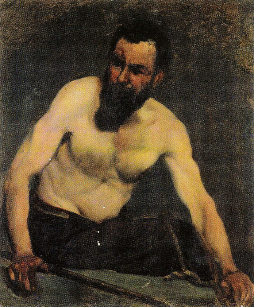Figure Study. Man with a Beard - James Ensor