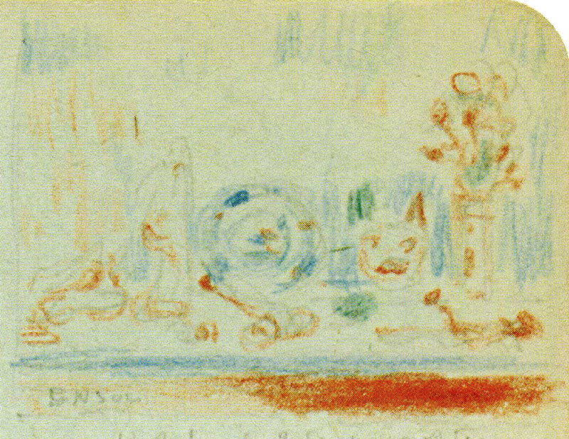 Vase, Mask, Seashells and Dish - James Ensor
