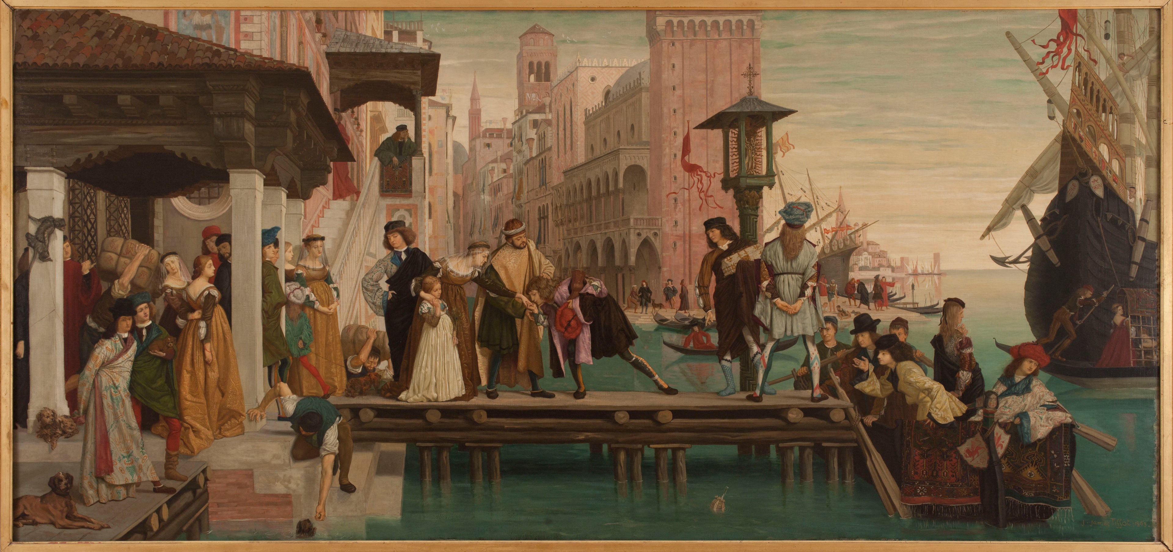 Le départ de l'enfant prodigue - James Tissot