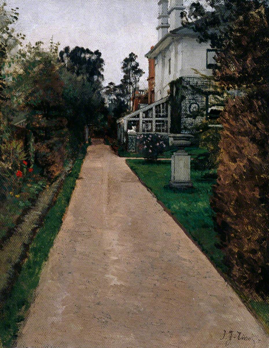Vue du jardin au 17 Grove End Road - James Tissot