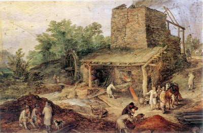 Fonderie dans les montagnes (Rome) - Jan Brueghel l'Ancien