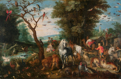 Entrée dans l'arche de Noé - Jan Brueghel le Jeune