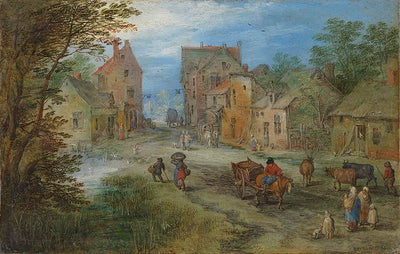 Rue du village - Peter Paul Rubens