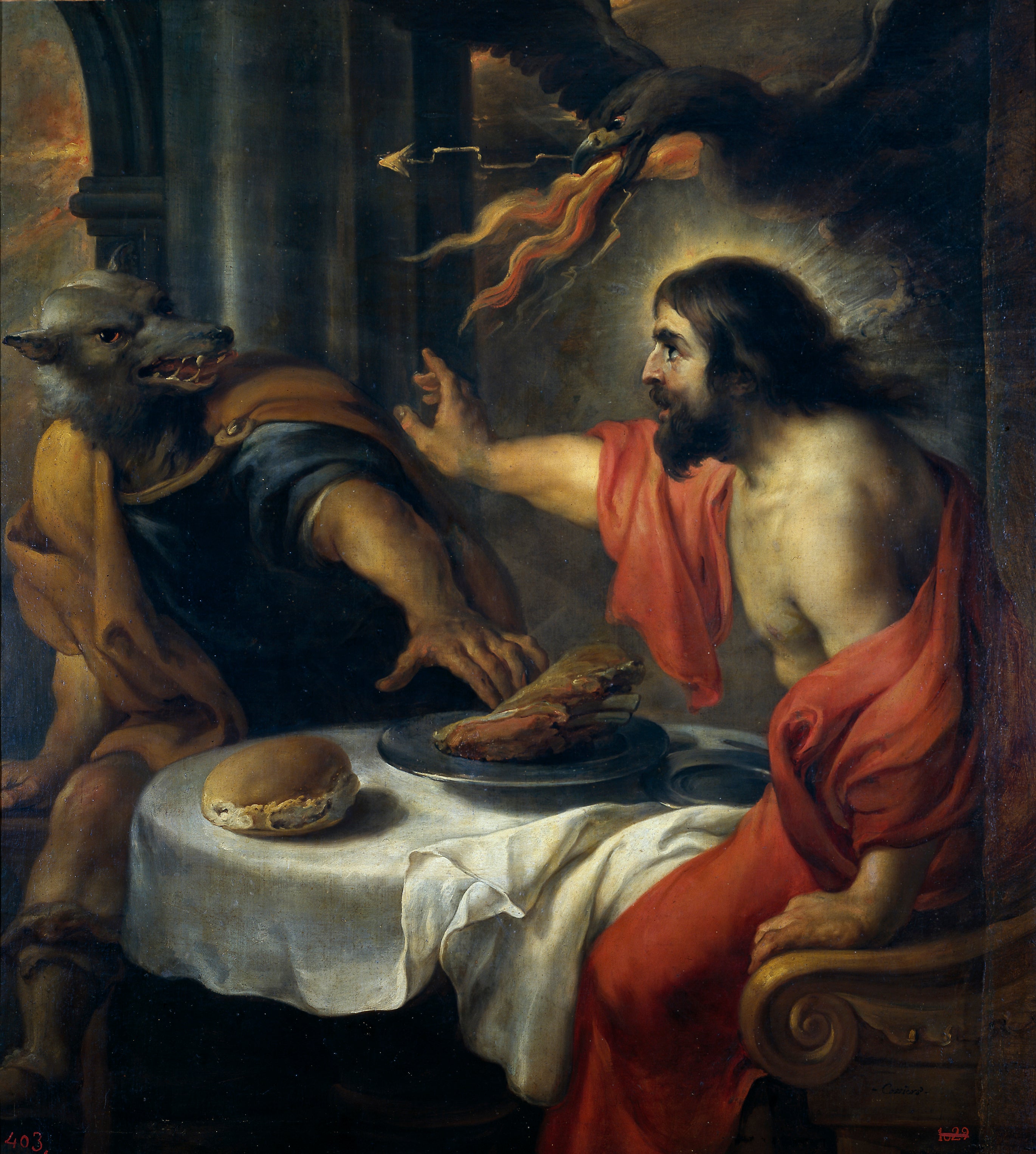 Jupiter et Lycaon - Peter Paul Rubens