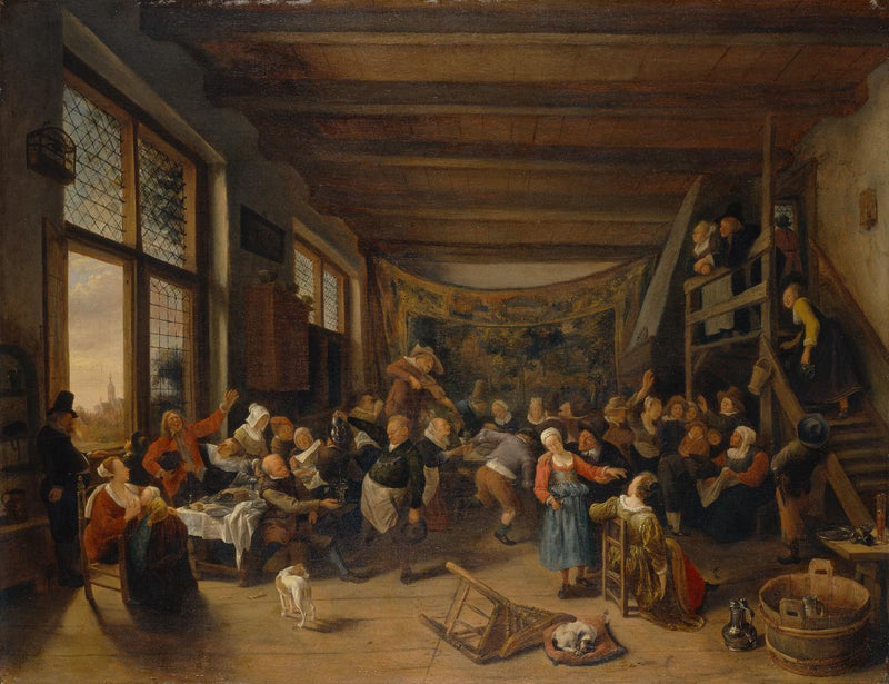 Hochzeitsfest in einer Bauernschenke - Jan Steen