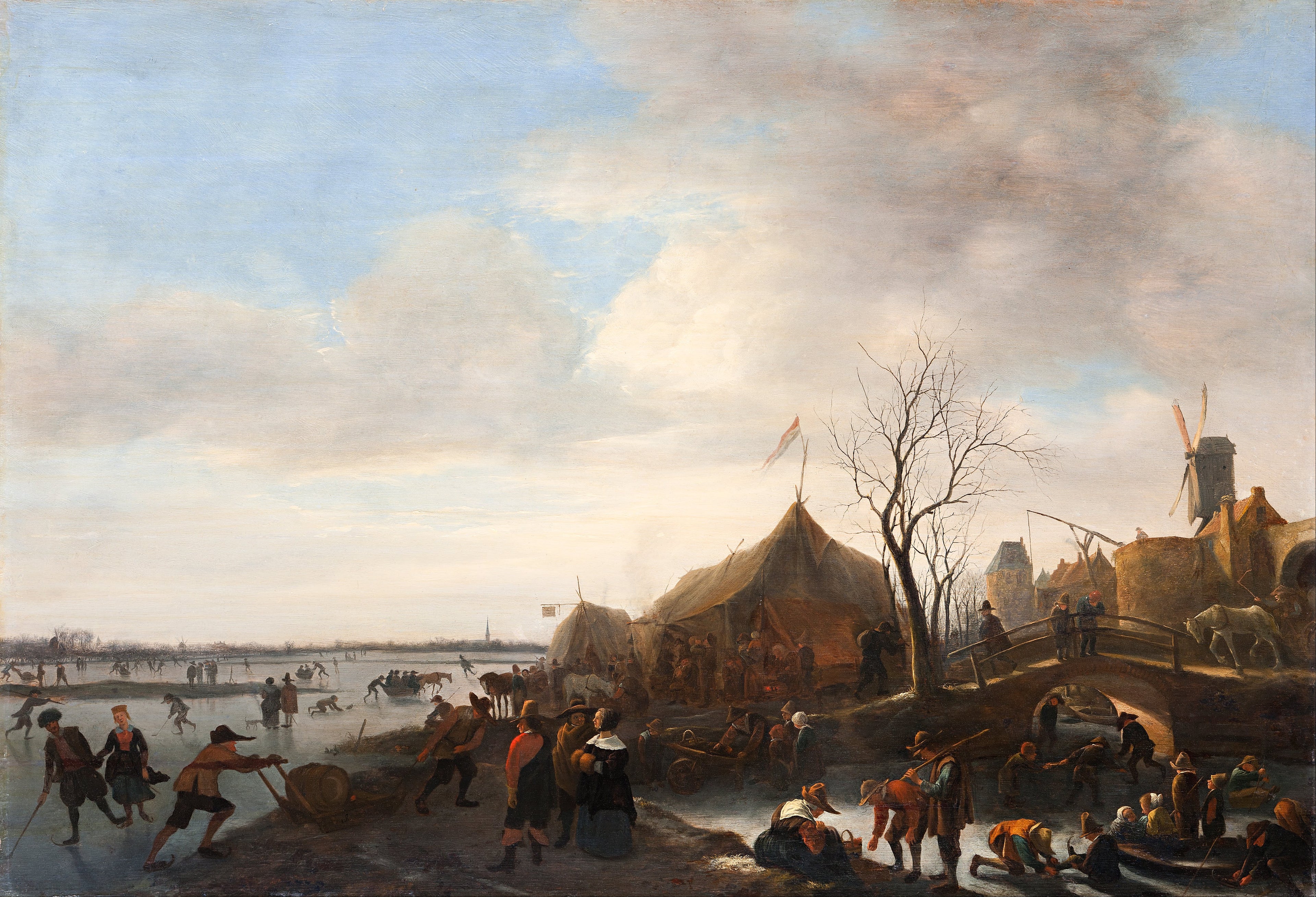 Scène d'hiver - Jan Steen