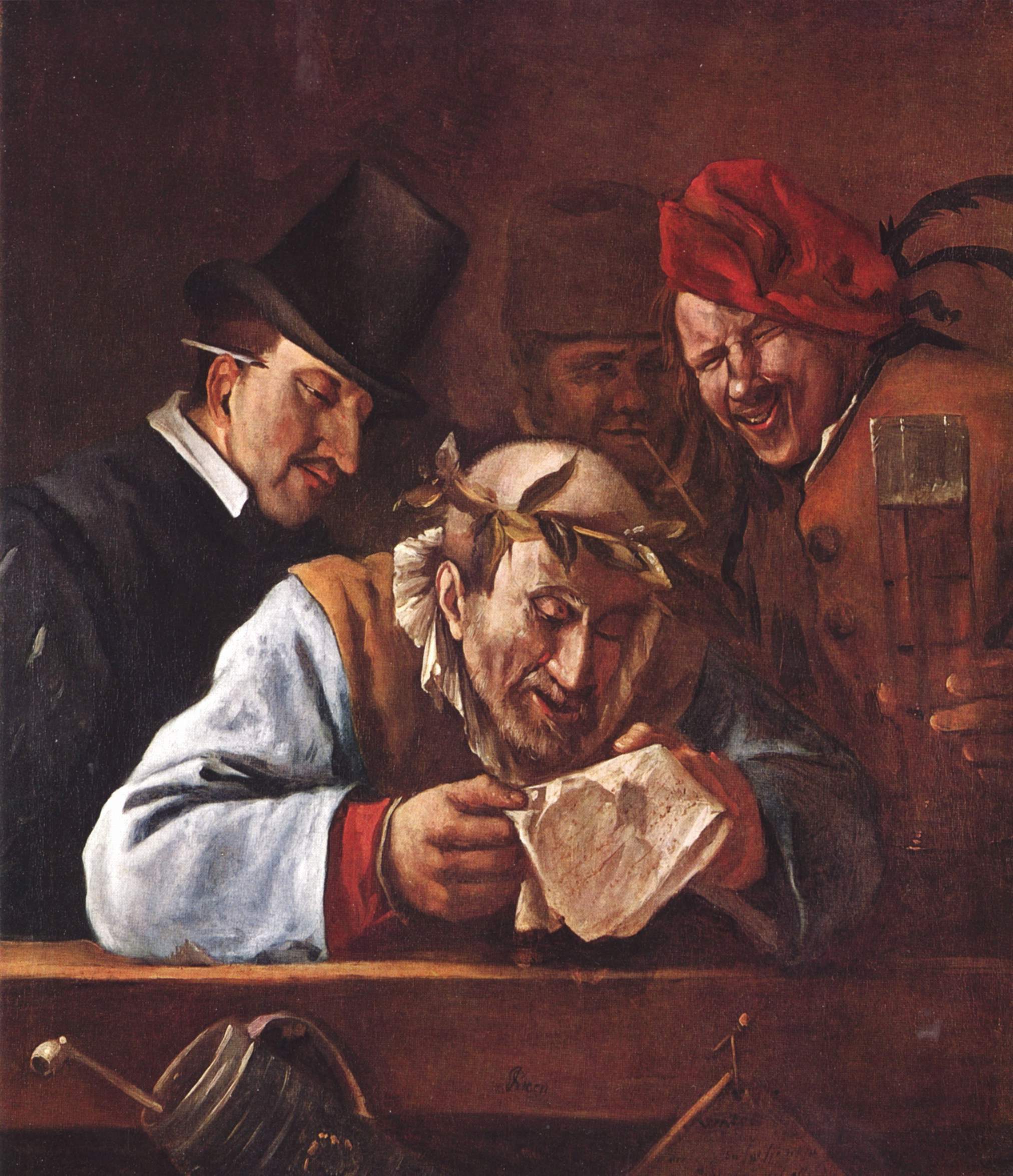 Les rhétoriciens - Jan Steen