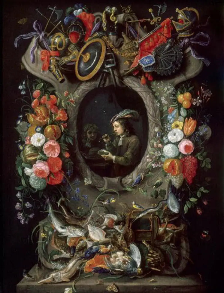 Les Bulles de savon - David Teniers le Jeune - Alpha Reproduction