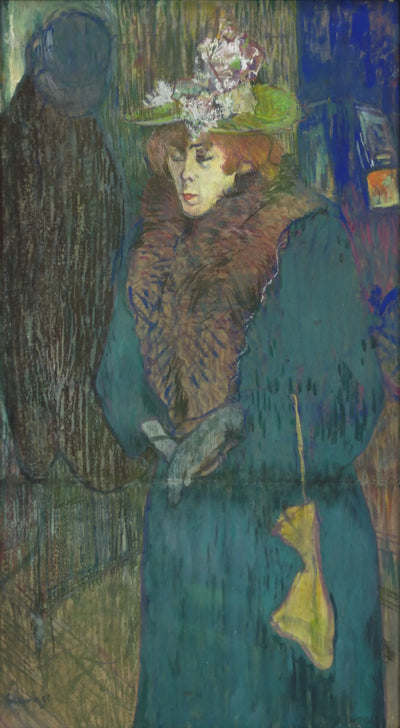 Reproduction du tableau « Jane Avril arrivant au Moulin Rouge - Henri de Toulouse-Lautrec » par Alpha Reproduction en peinture à l’huile