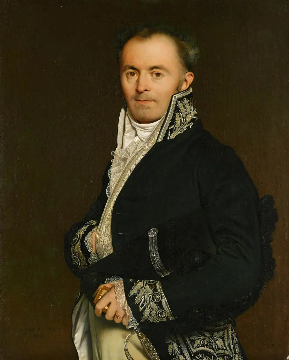 Hippolyte-François Devillers - Jean-Auguste-Dominique Ingres - Alpha Reproduction