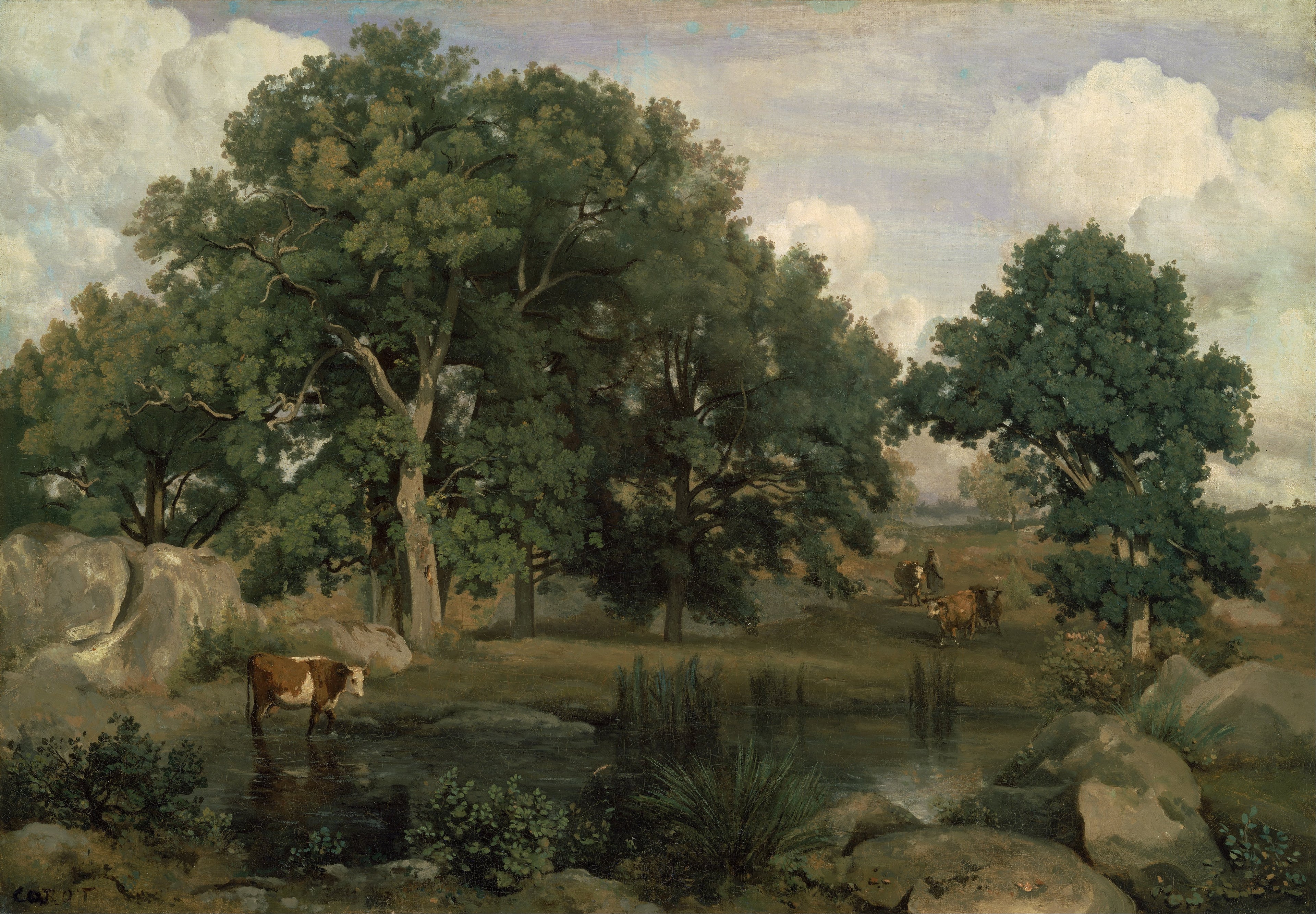 Forêt de Fontainebleau - Jean-Baptiste Camille Corot