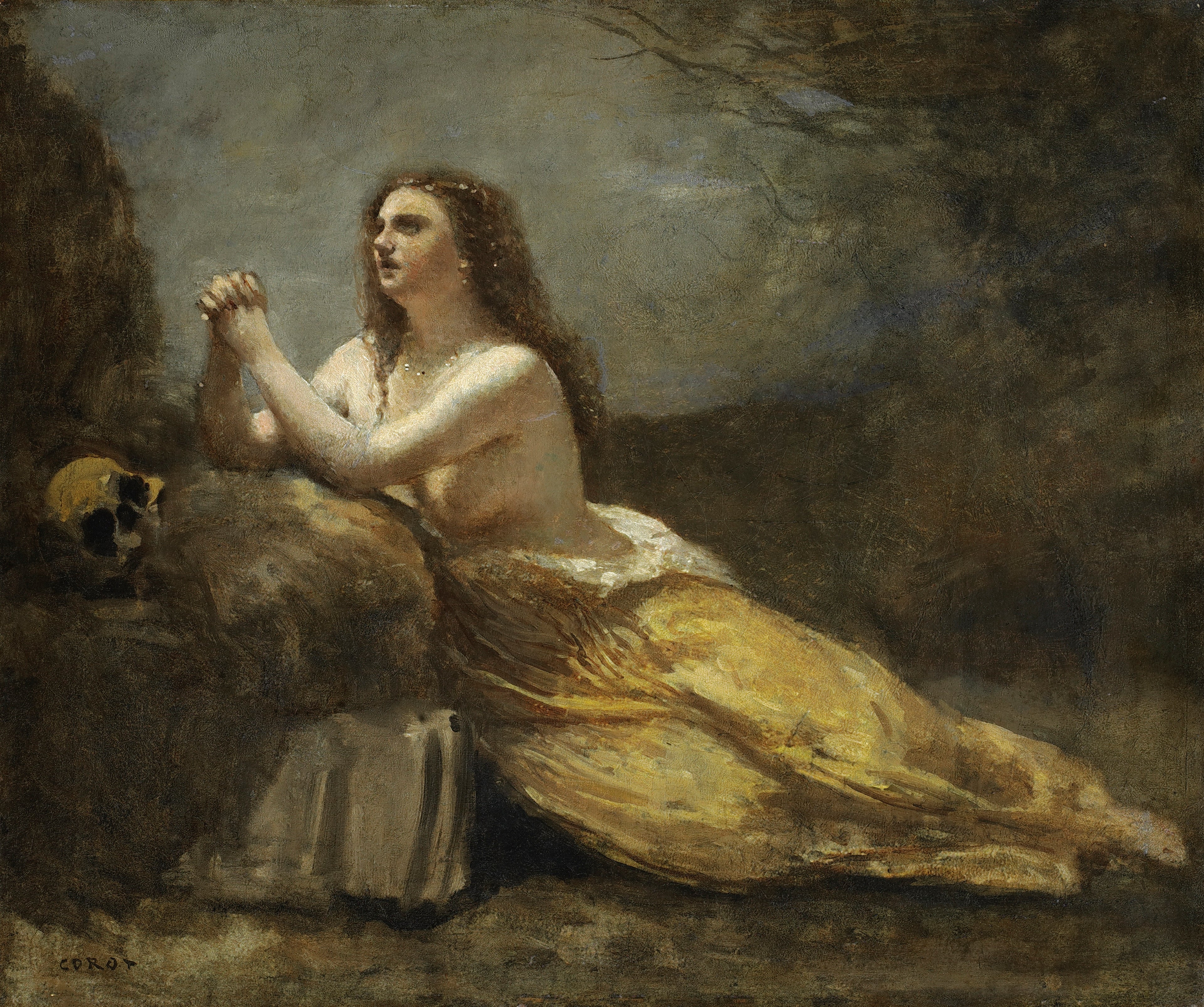 Madeleine en prière - Jean-Baptiste Camille Corot
