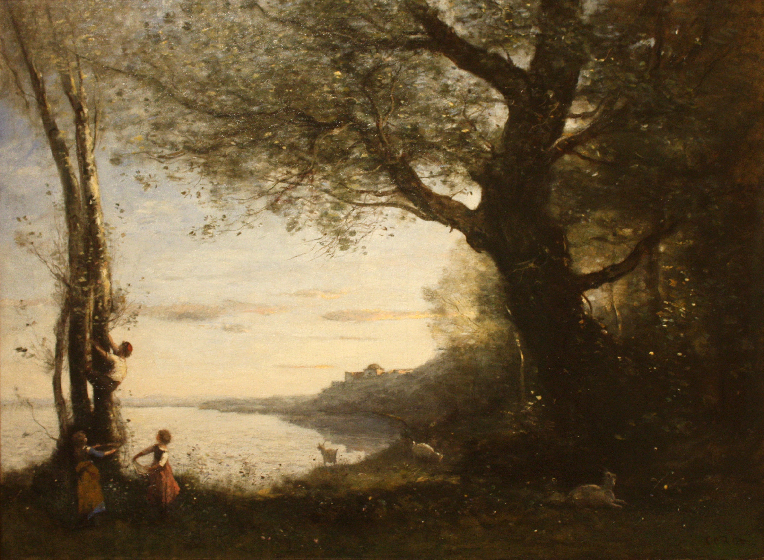Les petits dénicheurs - Jean-Baptiste Camille Corot