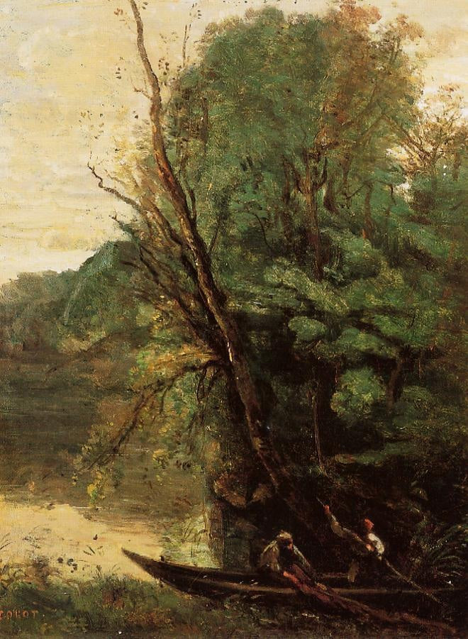 La pêche à l’épervier - Jean-Baptiste Camille Corot