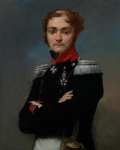 Portrait de Charles-Louis Regnault, officier des guerres napoléoniennes - Jean-Baptiste Regnault
