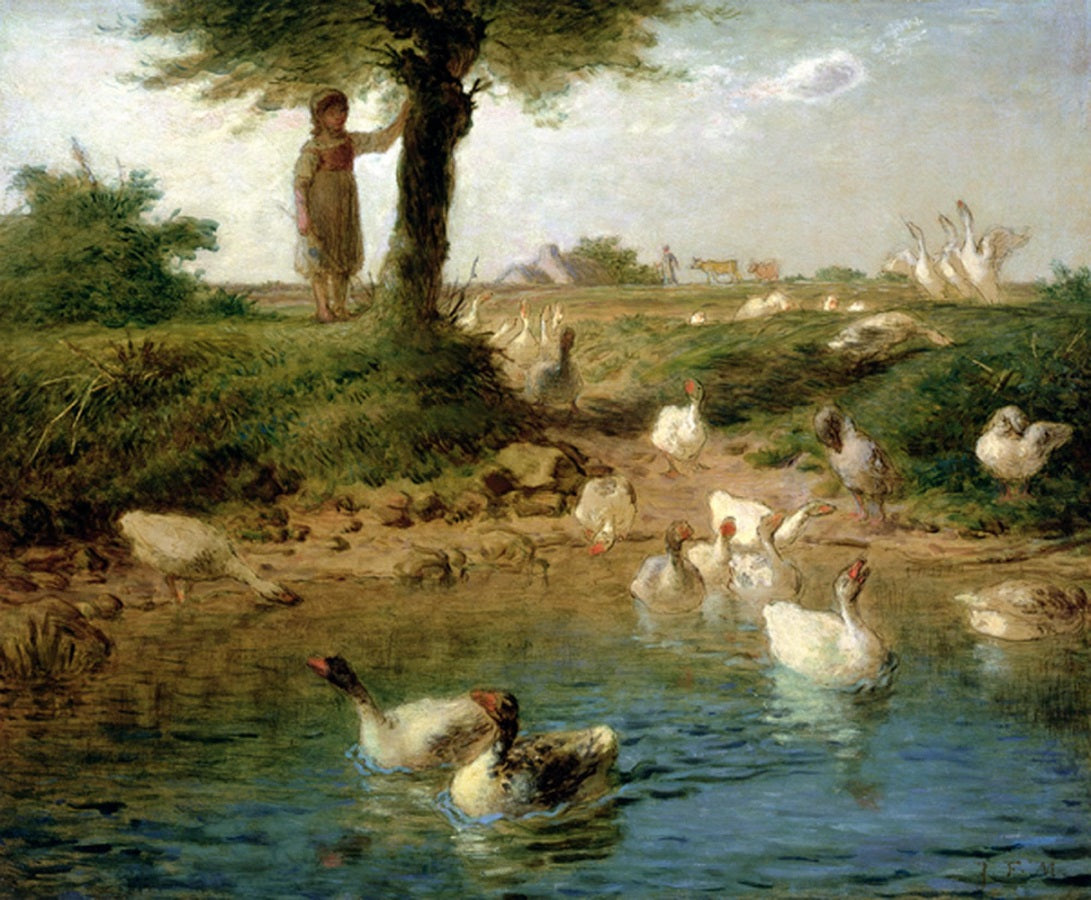 La gardeuse d'oies - Jean-François Millet