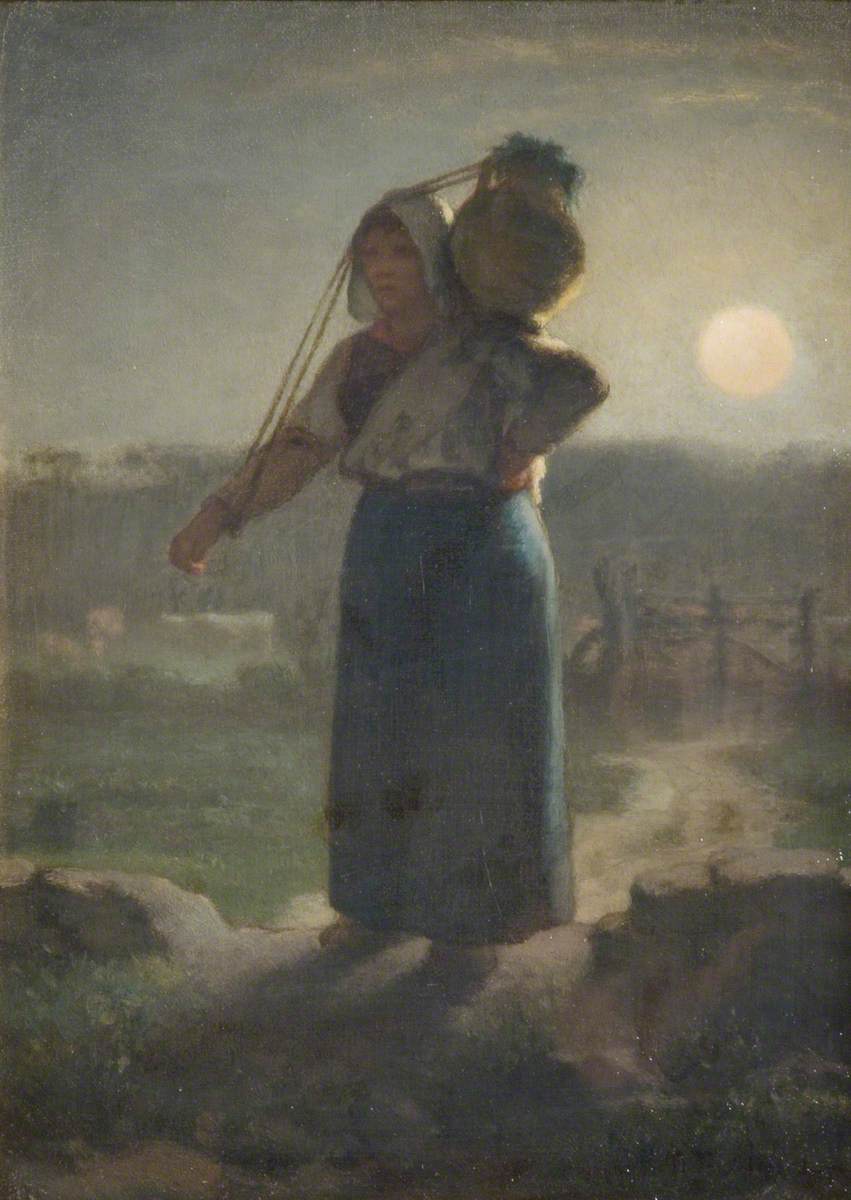 Une laitière - Jean-François Millet