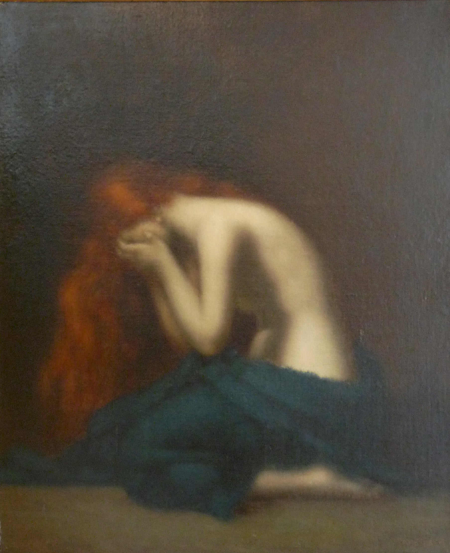 Marie Madeleine à genoux - Jean-Jacques Henner