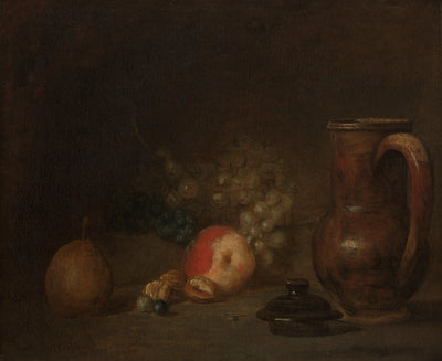 Nature morte à la jarre en terre cuite - Jean Siméon Chardin - Alpha Reproduction