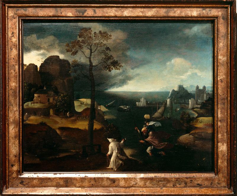 Saint Christophe portant l'Enfant Jésus - Joachim Patinier