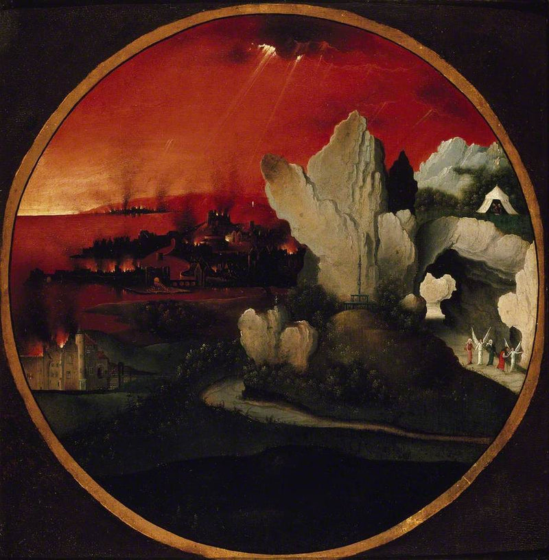 Paysage avec la destruction de Sodome et Gomorrhe - Joachim Patinier