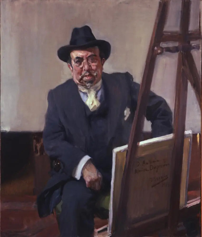 Reproduction du tableau « Antonio Muñoz Degrain - Joaquín Sorolla » par Alpha Reproduction en peinture à l’huile