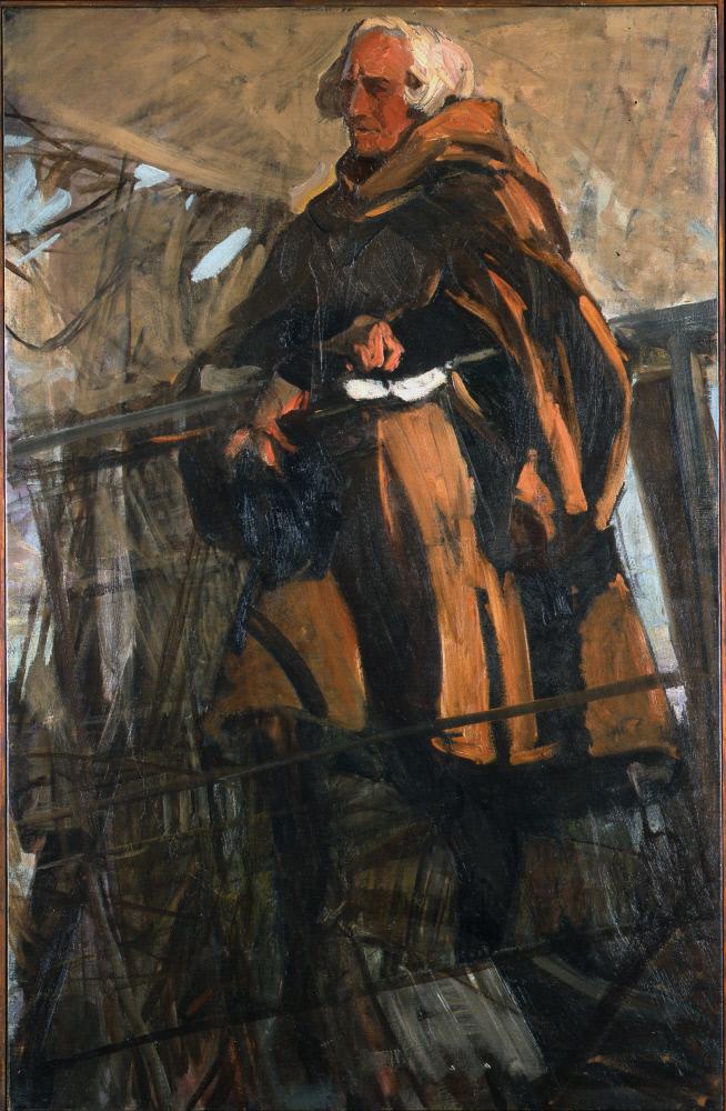 Reproduction du tableau « Colomb quittant Palos (profil à gauche) - Joaquín Sorolla » par Alpha Reproduction en peinture à l’huile