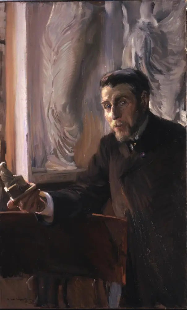 Reproduction du tableau « José Ramón Mélida et Alinari - Joaquín Sorolla » par Alpha Reproduction en peinture à l’huile