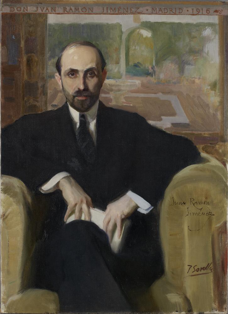 Reproduction du tableau « Juan Ramón Jiménez - Joaquín Sorolla » par Alpha Reproduction en peinture à l’huile