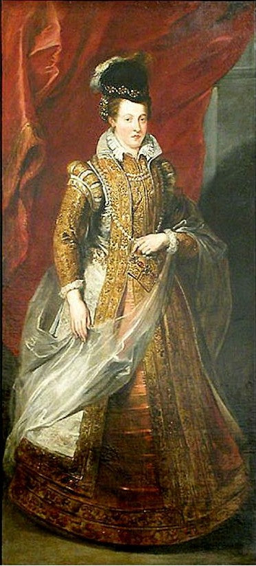 Jeanne d'Autriche, grande duchesse de Toscane, mère de Marie de Médicis - Peter Paul Rubens