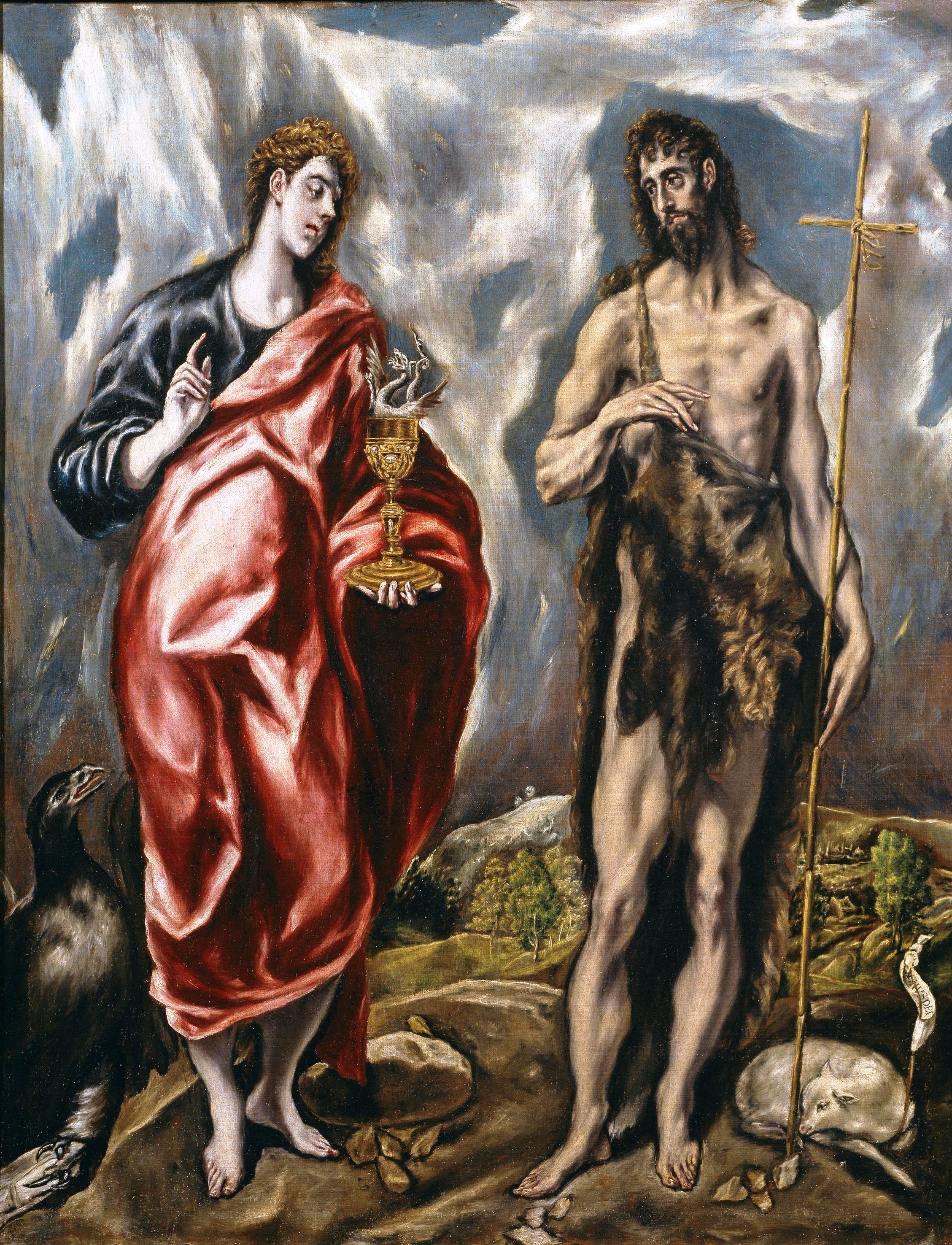 Saint Jean l'Évangéliste et saint Jean-Baptiste - El Greco