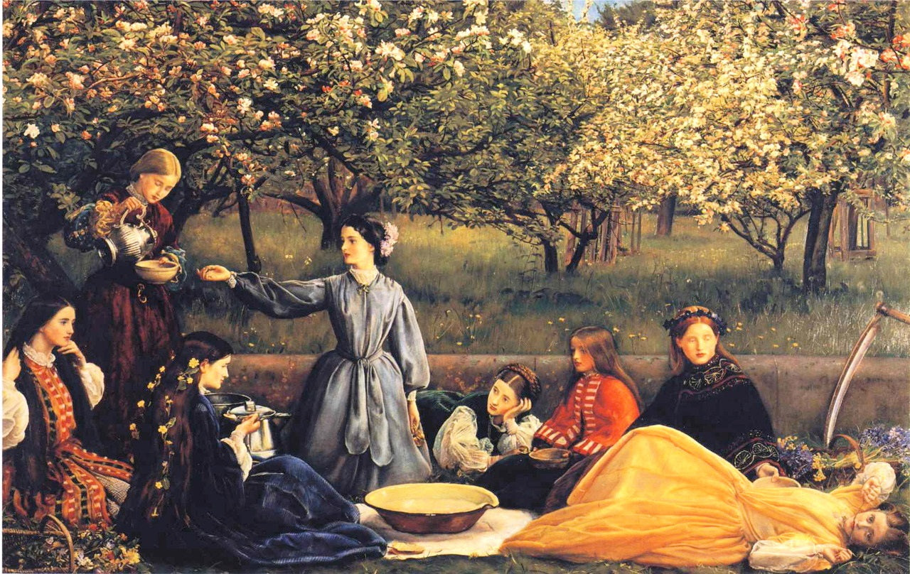 Spring or Apple Blossoms, peinture de John Everett Millais