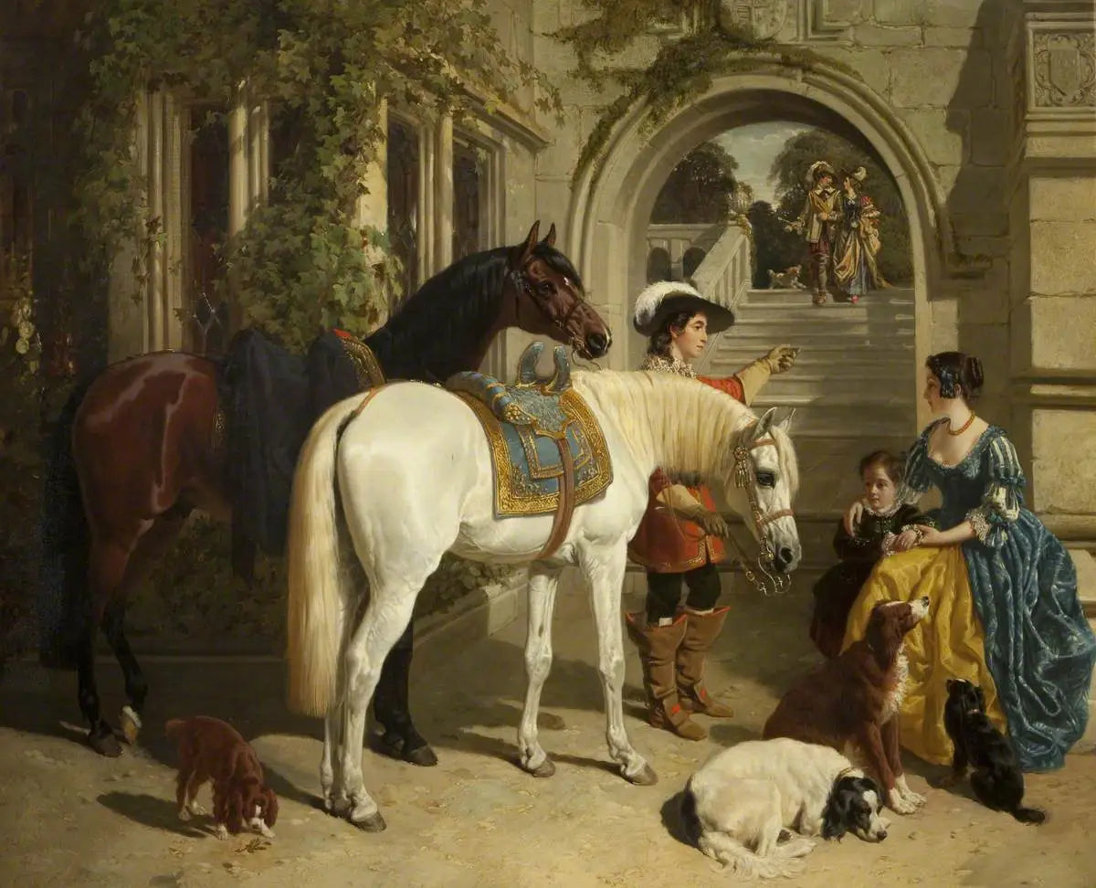 Le Palfroi de ma Dame - John Frederick Herring Sr. - Alpha Reproduction