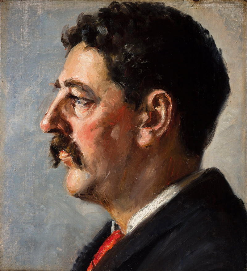 Portrait de John H. Brøndum - Michael Peter Ancher