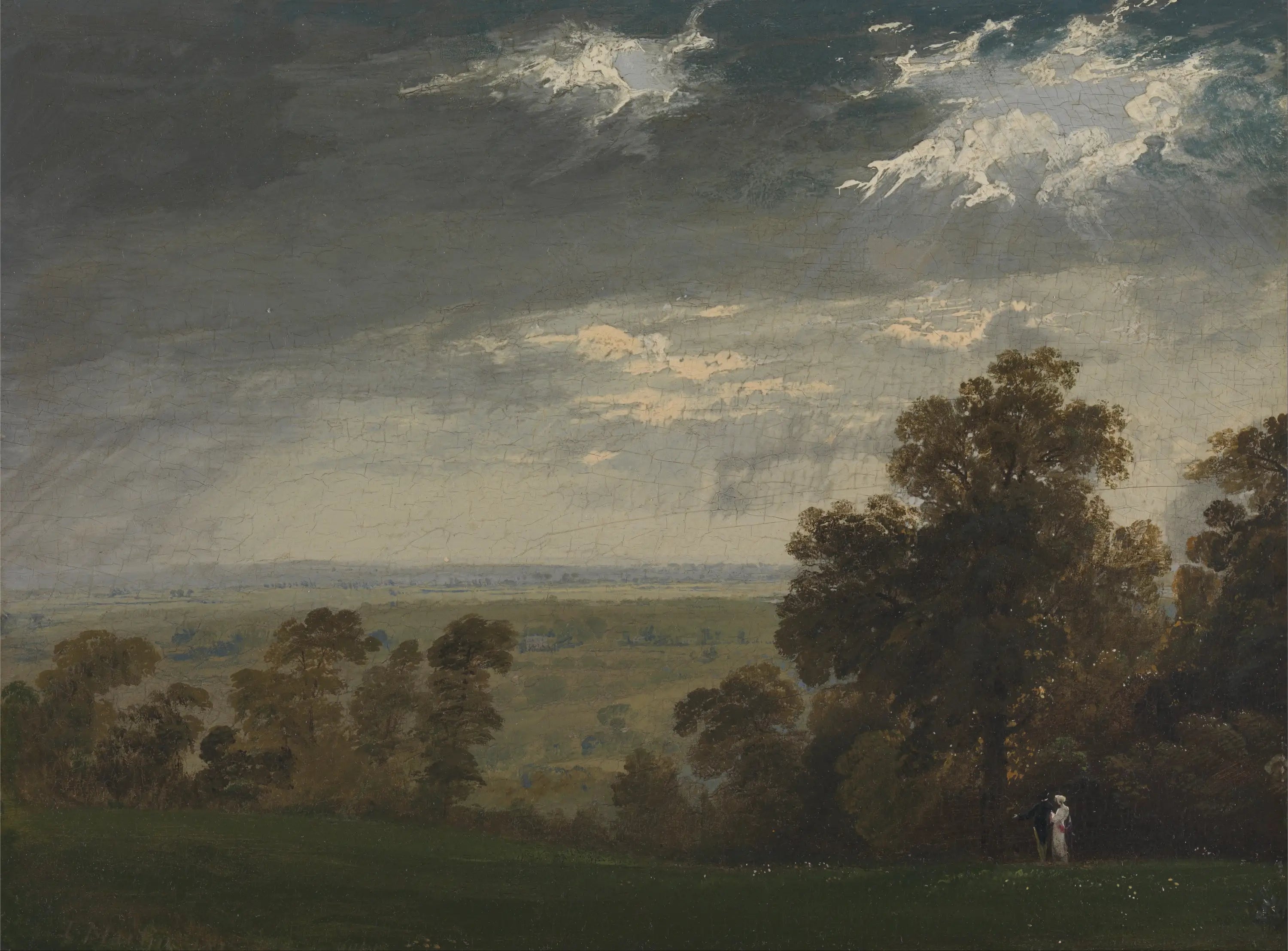 Paysage l’île de Wight ou Richmond Hill - John Martin - Alpha Reproduction
