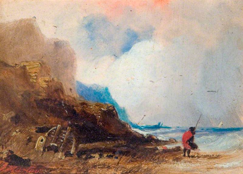 Scène de rivage, soirée - John Martin