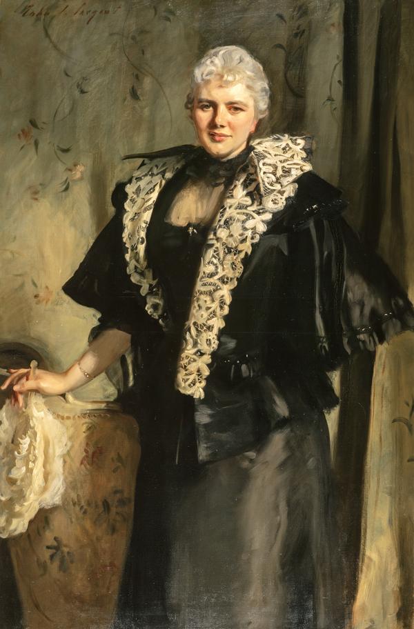 Reproduction du tableau « Constance Wynne-Roberts, Mme Ernest Hills de Redleaf (décédée en 1932) - John Singer Sargent » par Alpha Reproduction en peinture à l’huile