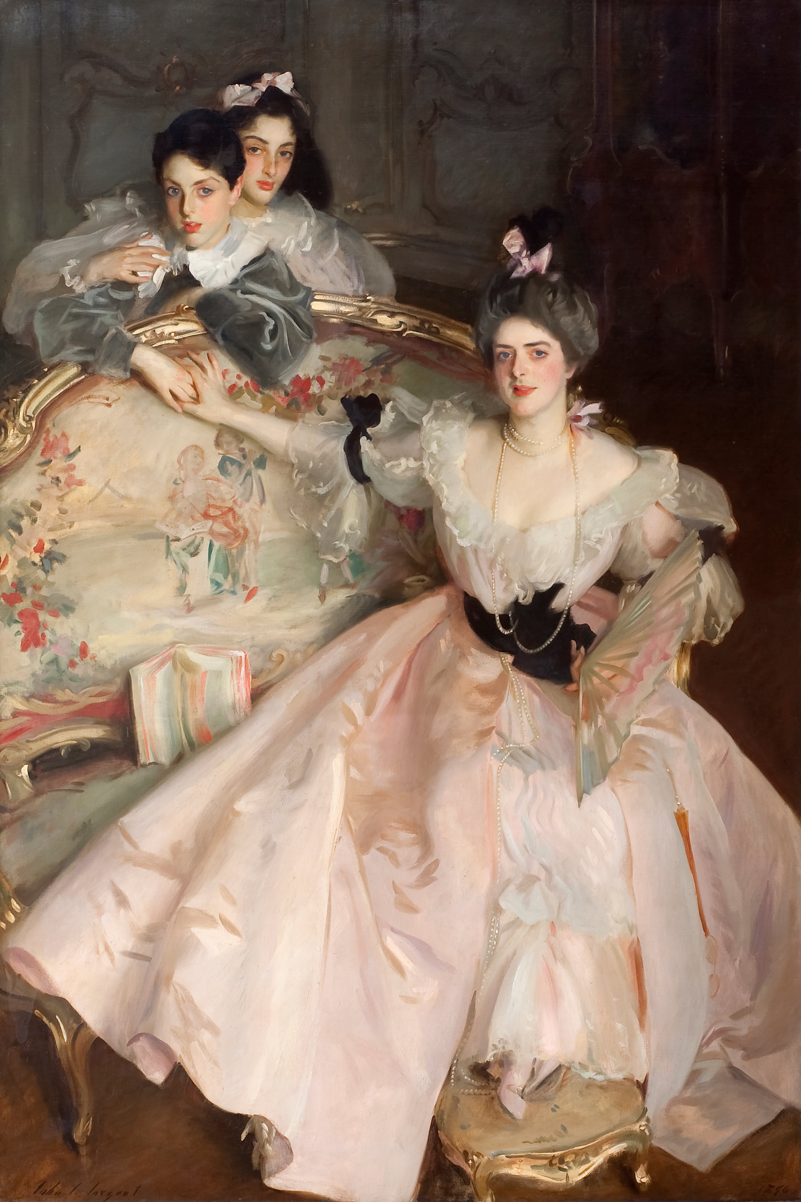 Reproduction du tableau « Mme Carl Meyer et ses enfants - John Singer Sargent » par Alpha Reproduction en peinture à l’huile