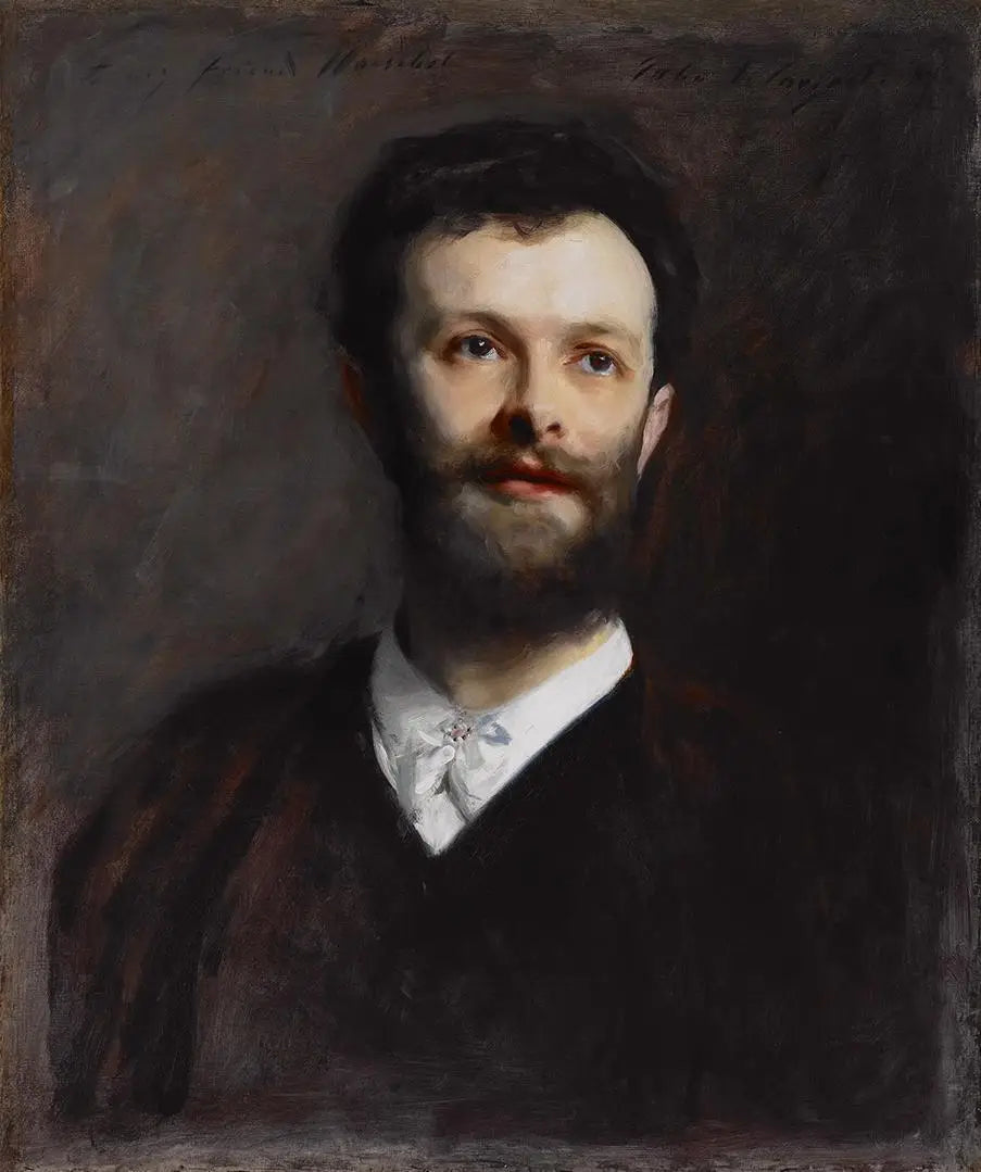 Reproduction du tableau « Portrait de George Henschel - John Singer Sargent » par Alpha Reproduction en peinture à l’huile