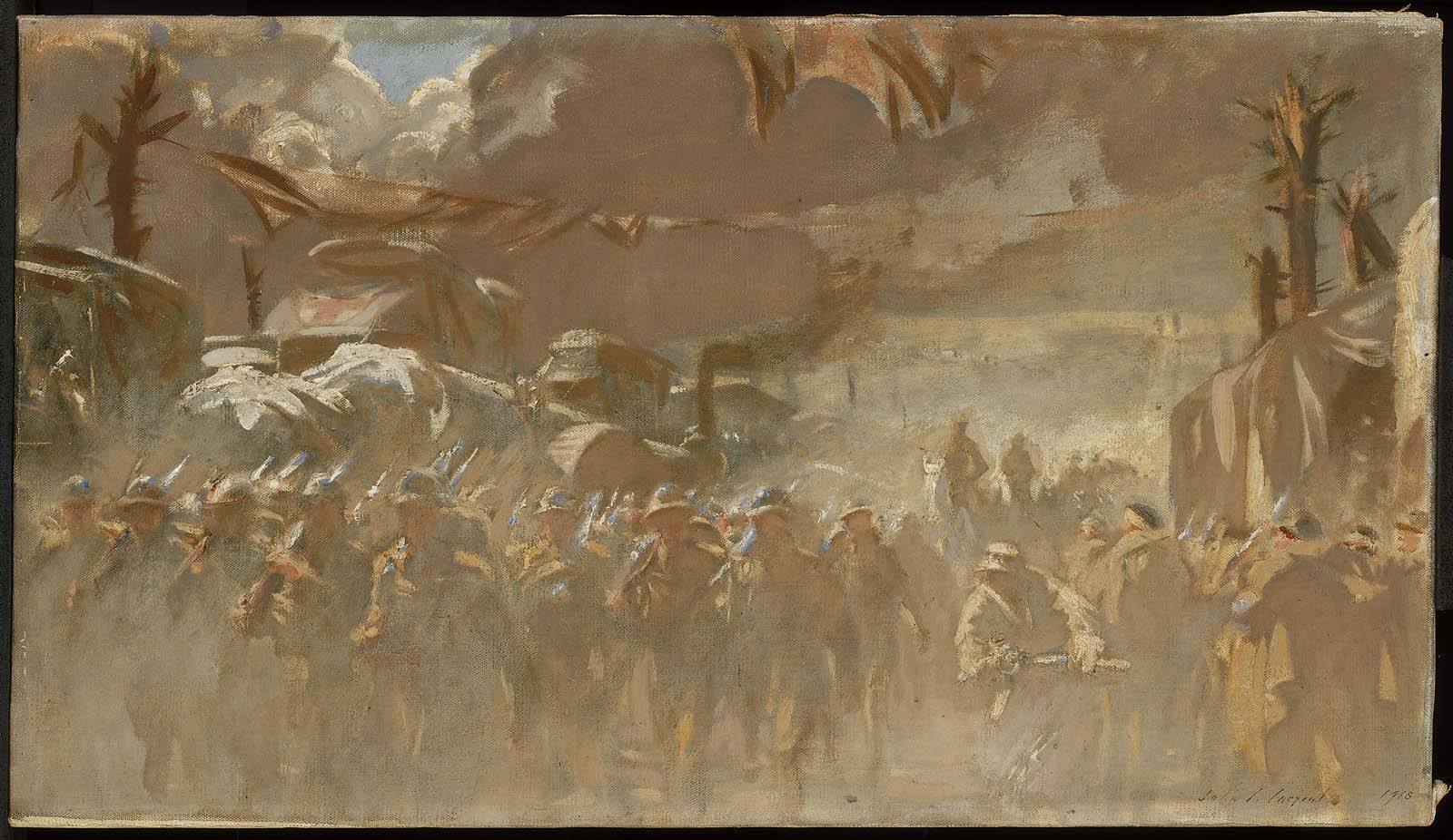 Reproduction du tableau « La route - John Singer Sargent » par Alpha Reproduction en peinture à l’huile