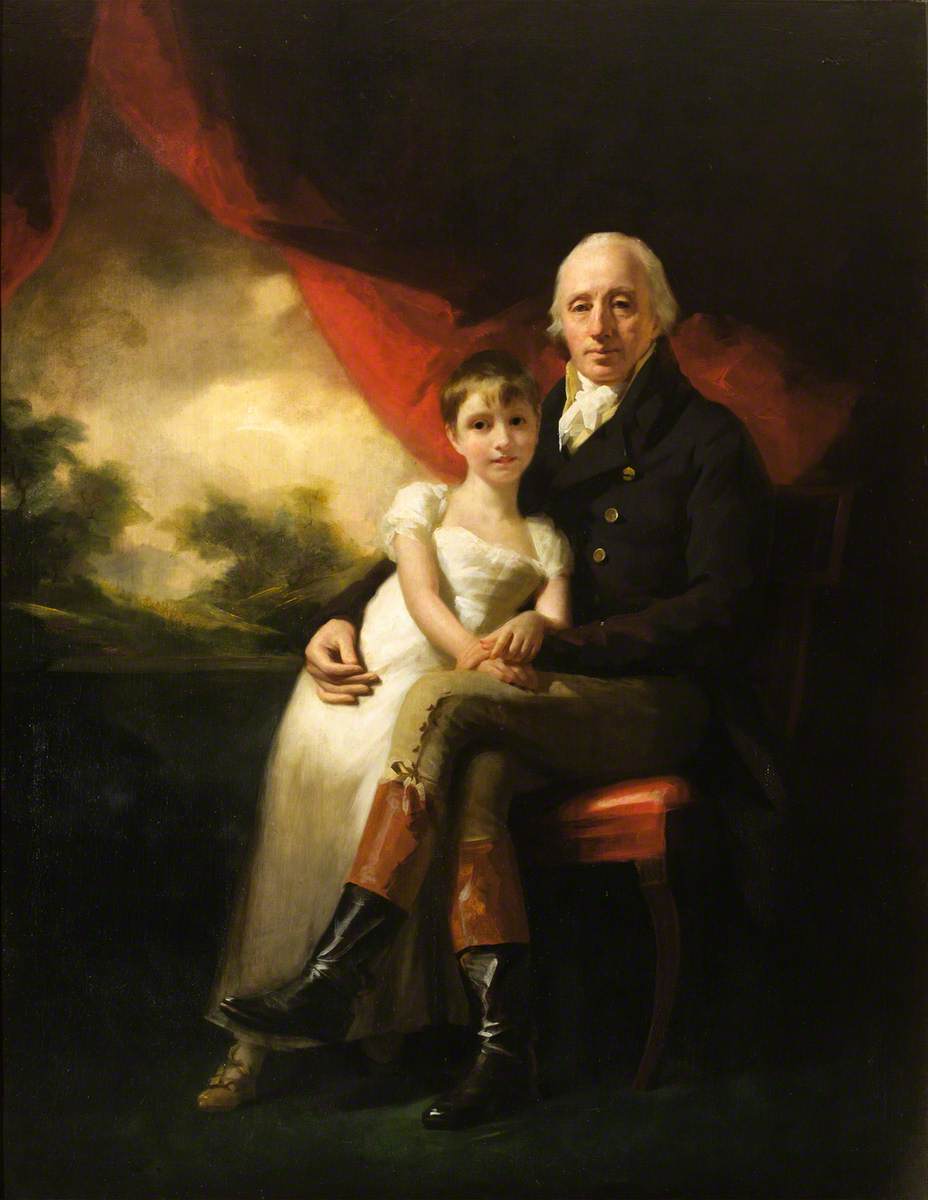 John Stirling de Kippendavie (1742–1816) et sa plus jeune fille, Jean Wilhelmina (1804–1859) - Henry Raeburn