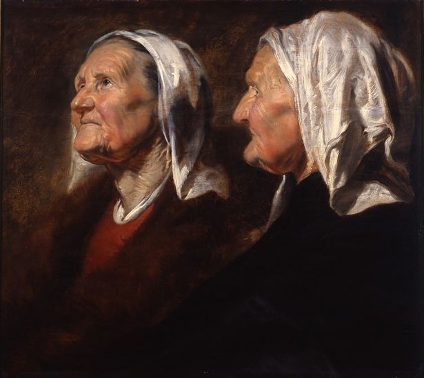 Têtes de vieille femme - Jacob Jordaens
