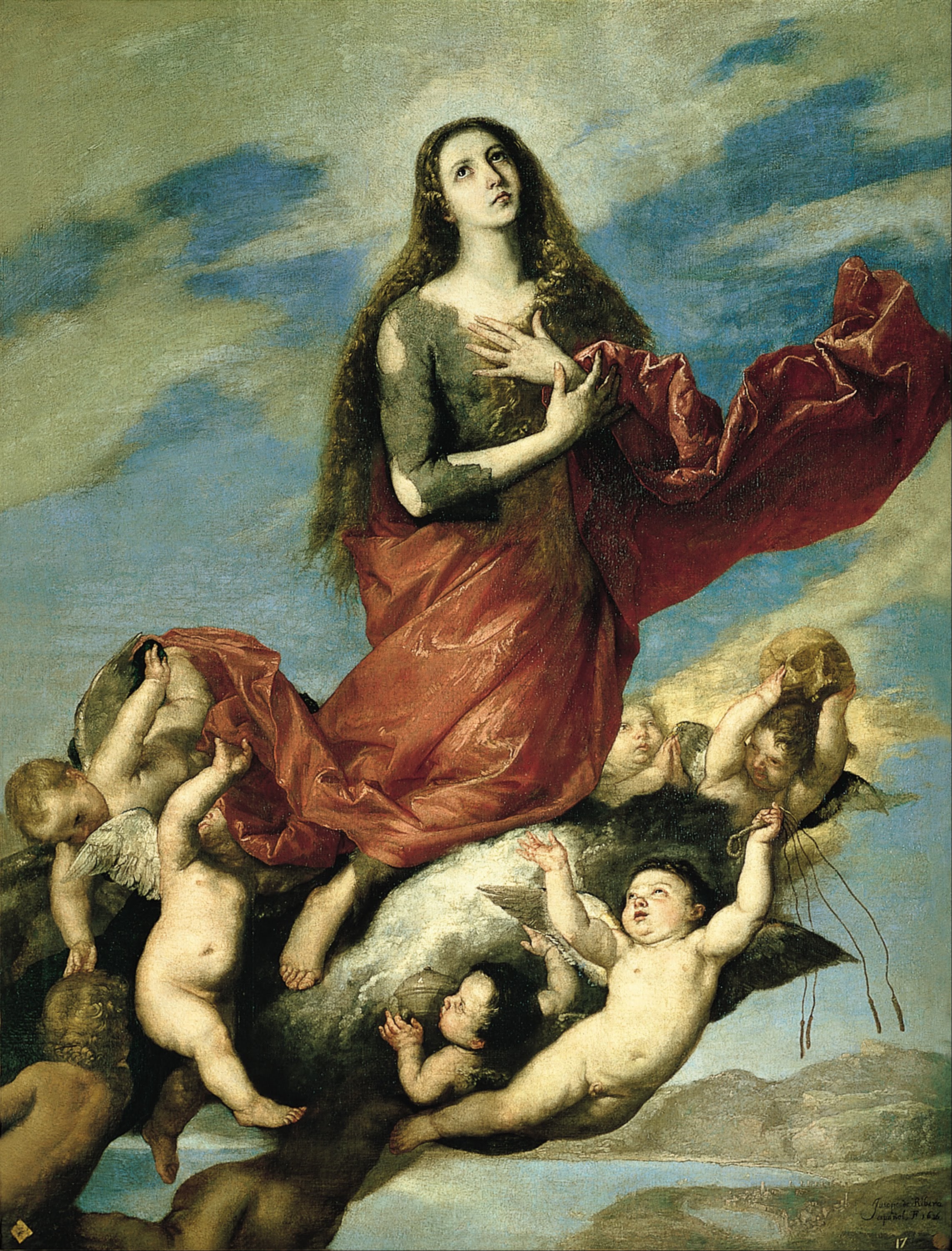 Asunción de la Magdalena par José de Ribera - Jusepe de Ribera - Alpha Reproduction