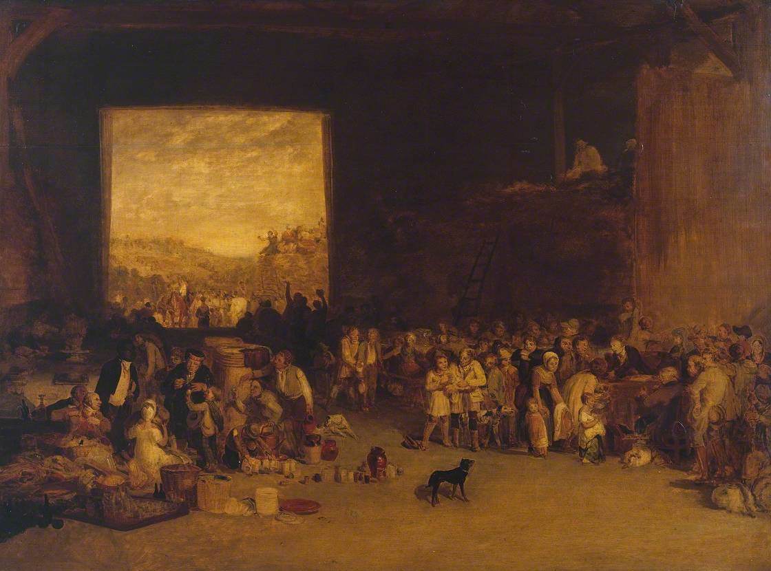 Reproduction du tableau « Harvest Home - J. M. W. Turner » par Alpha Reproduction en peinture à l’huile