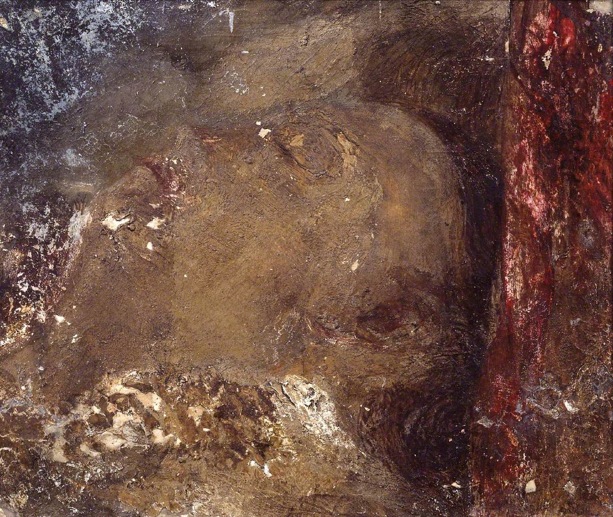 Reproduction du tableau « Head of a Person Asleep - J. M. W. Turner » par Alpha Reproduction en peinture à l’huile