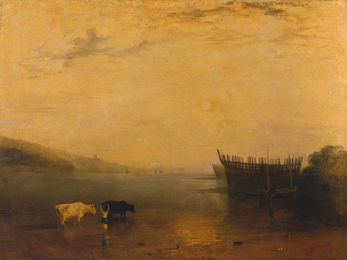 Reproduction du tableau « Teignmouth - J. M. W. Turner » par Alpha Reproduction en peinture à l’huile